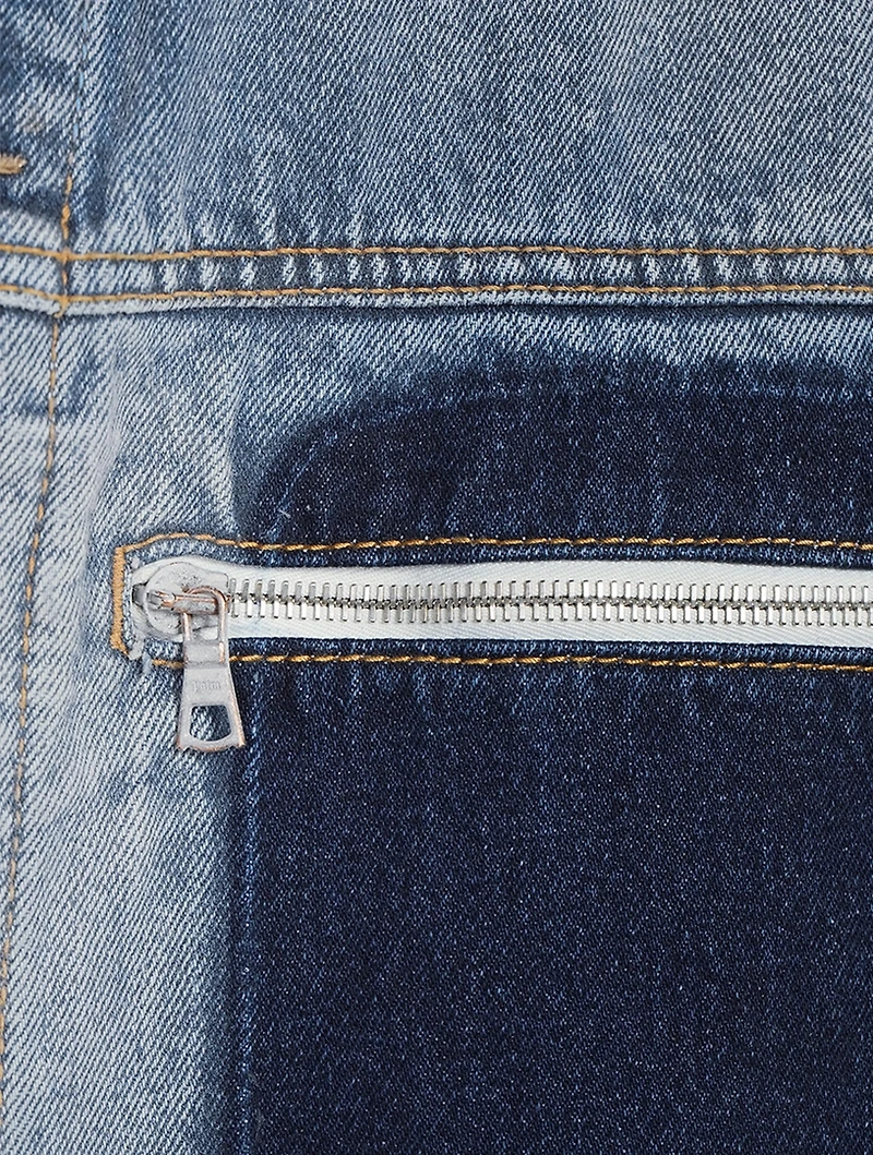 Reserve Dye Loose Denim Jacket