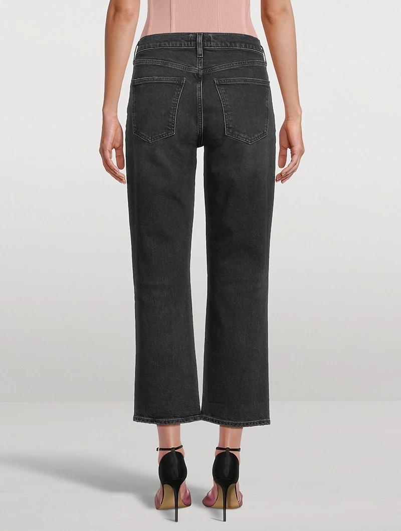 Kye Mid-Rise Straight Jeans