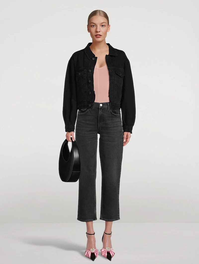Kye Mid-Rise Straight Jeans