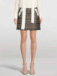 Tweed Party Mini Skirt