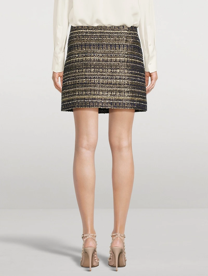 Tweed Party Mini Skirt
