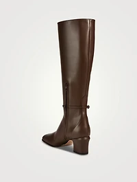 Tan-Go Leather Knee-High Boots