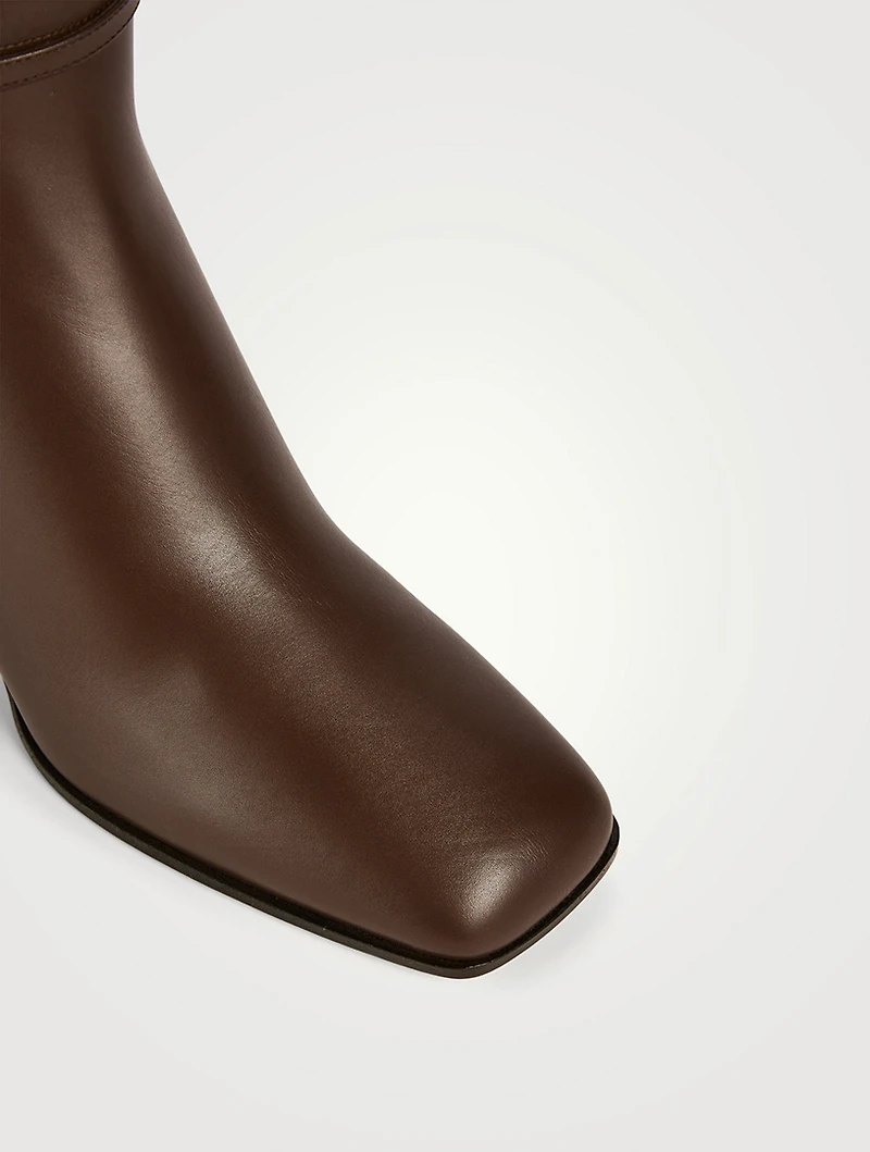 Tan-Go Leather Knee-High Boots