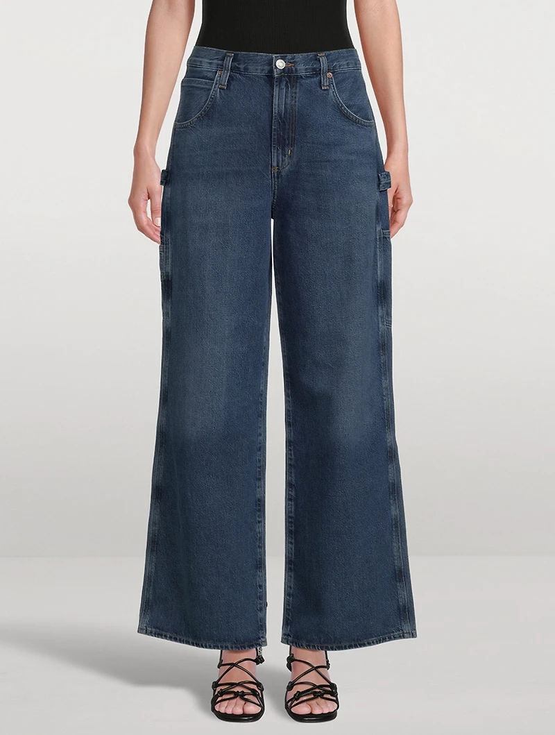 Magda Wide-Leg Carpenter Jeans
