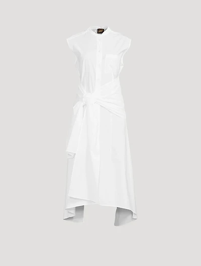 Loewe x Paula’s Ibiza Knot Cotton Shirt Dress