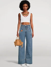 Loewe x Paula’s Ibiza Embellished Tank Top