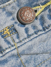 Crossover Wide-Leg Jeans