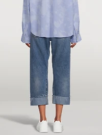 Crossover Cropped Jeans
