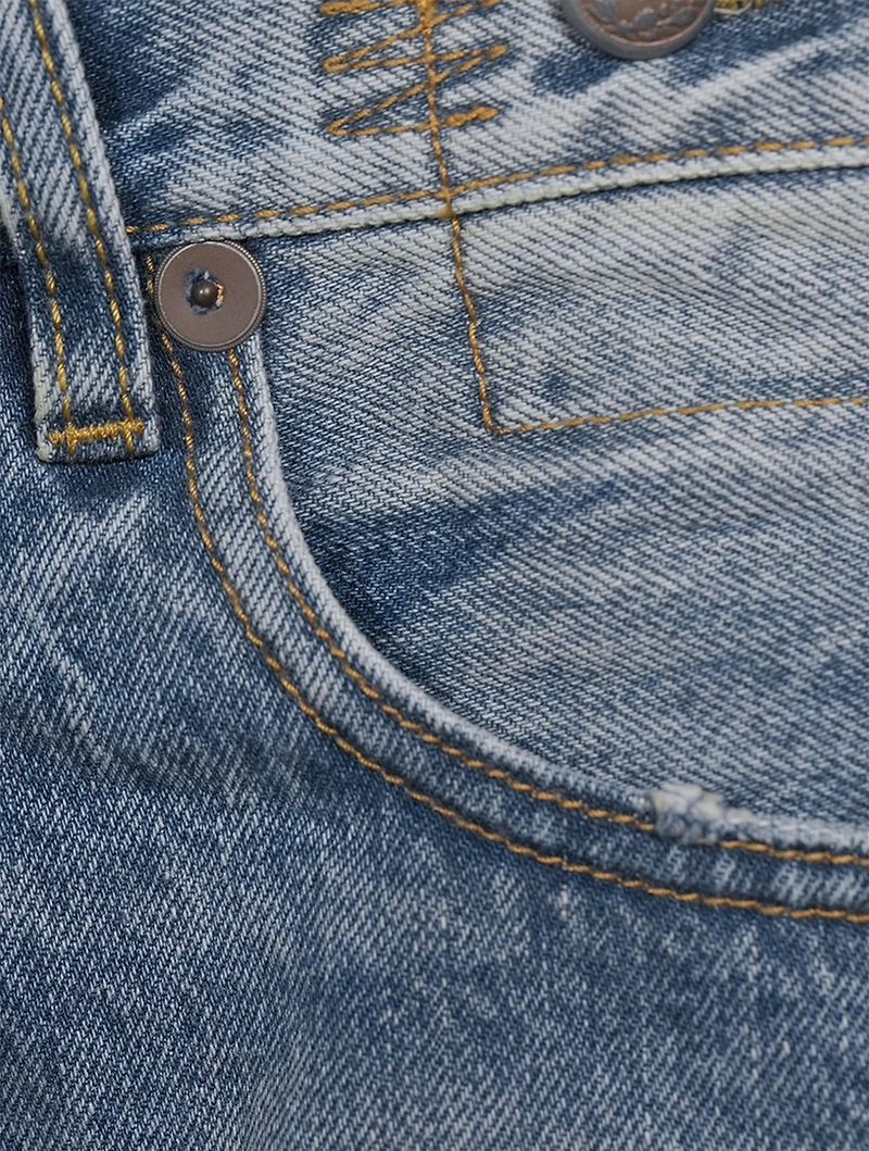 Crossover Cropped Jeans