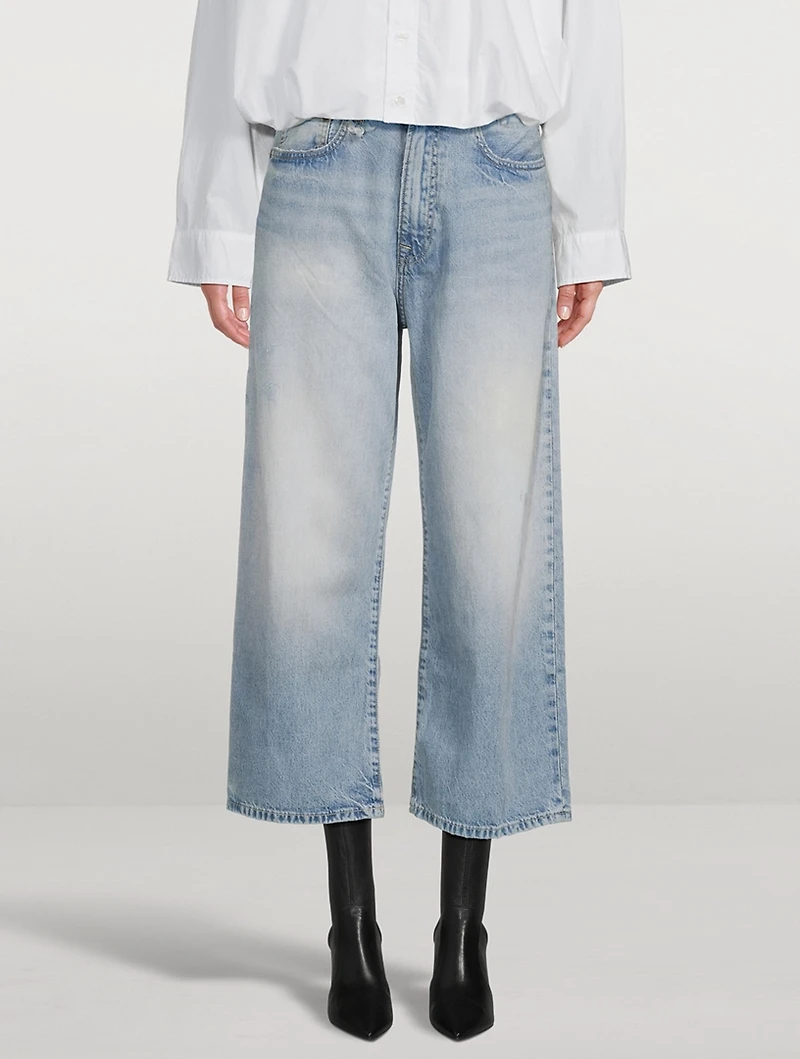 D'Arcy Wide-Leg Ankle Jeans