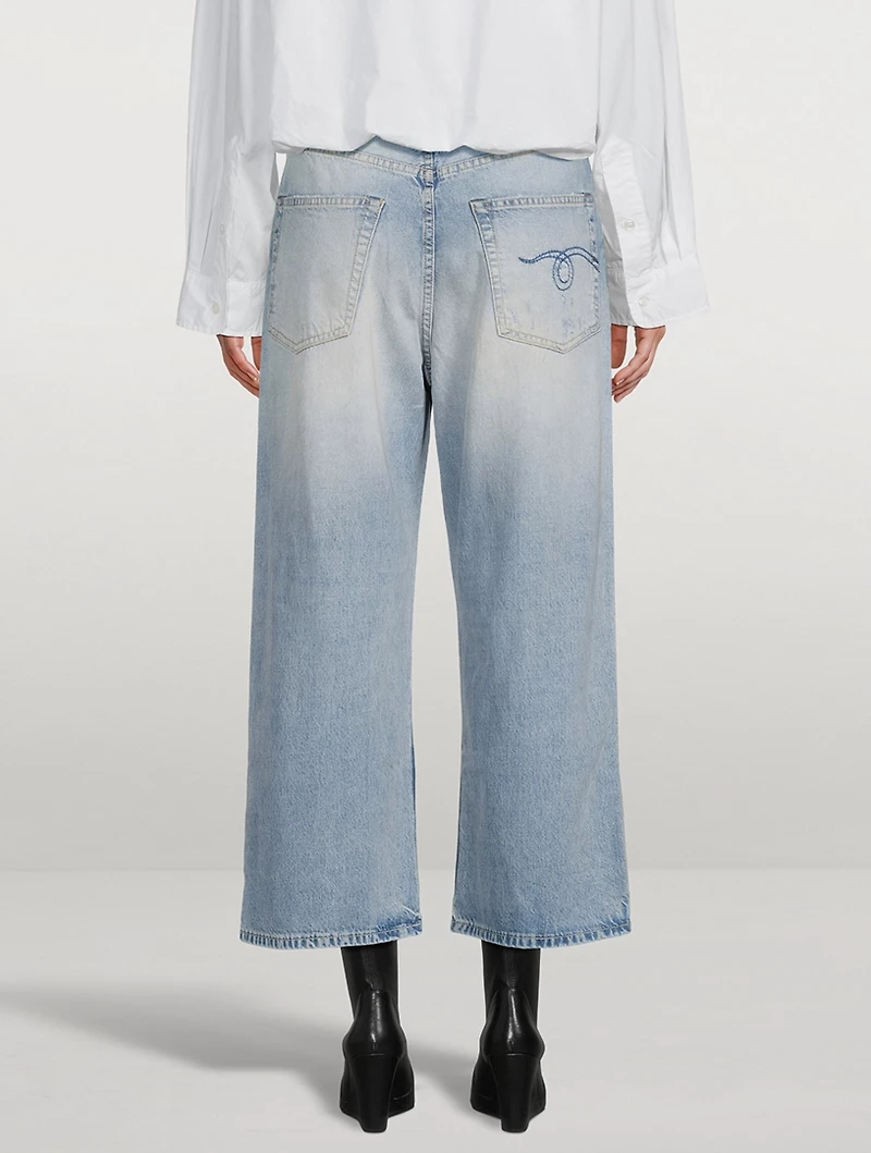 D'Arcy Wide-Leg Ankle Jeans