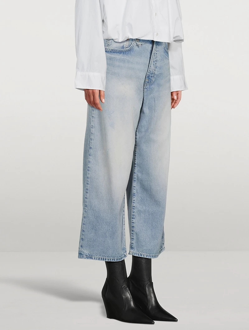 D'Arcy Wide-Leg Ankle Jeans