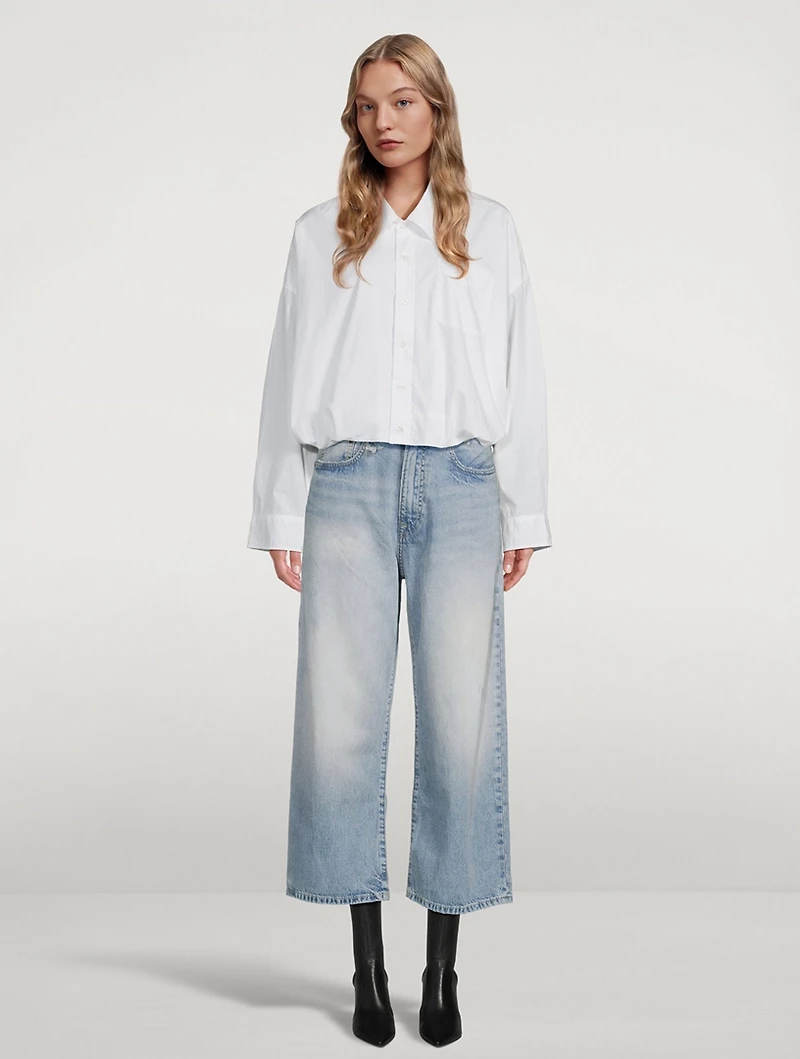 D'Arcy Wide-Leg Ankle Jeans
