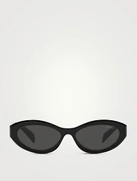 Oval Cat Eye Sunglasses
