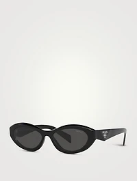 Oval Cat Eye Sunglasses
