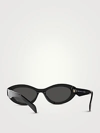 Oval Cat Eye Sunglasses