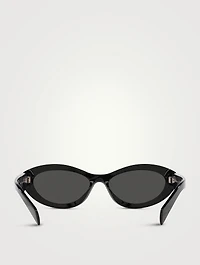 Oval Cat Eye Sunglasses