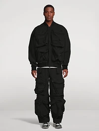 J-Stain-Short Nylon Jacket