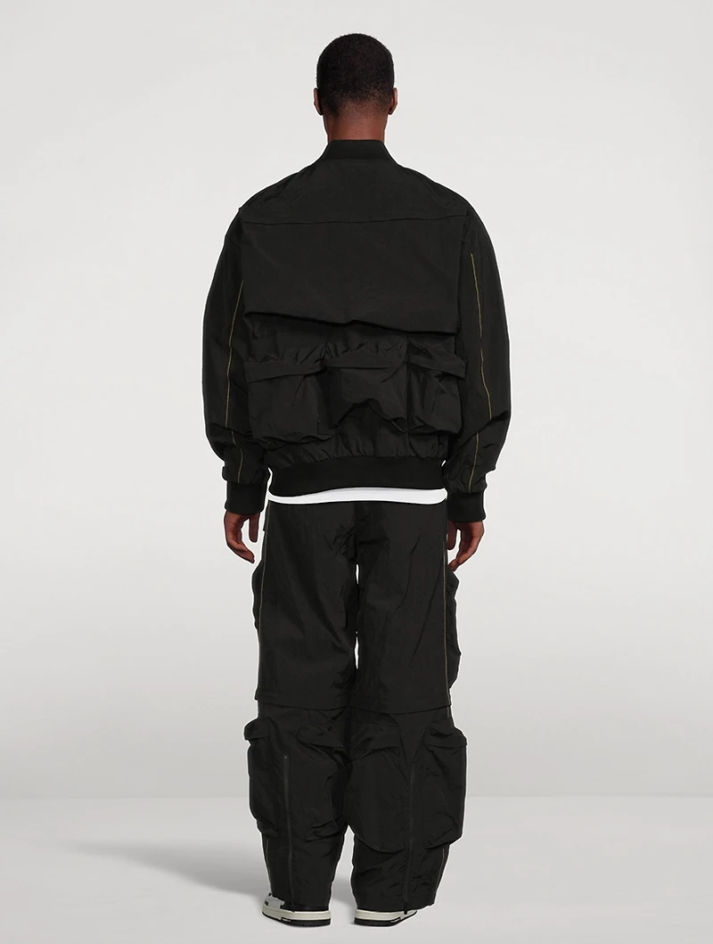 J-Stain-Short Nylon Jacket