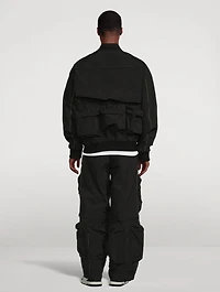 J-Stain-Short Nylon Jacket