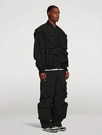 J-Stain-Short Nylon Jacket