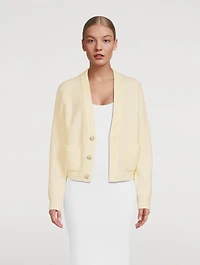 Alpaca And Wool V-Neck Cardigan