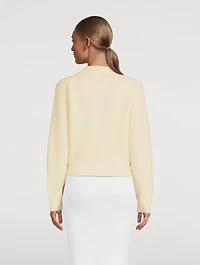 Alpaca And Wool V-Neck Cardigan