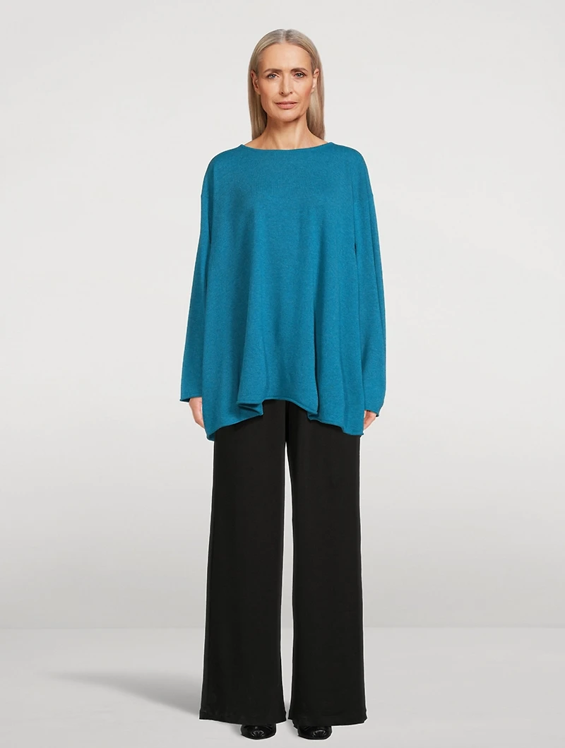 Cashmere A-Line Sweater