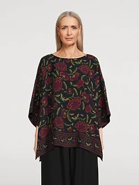 Silk Tunic Floral Print
