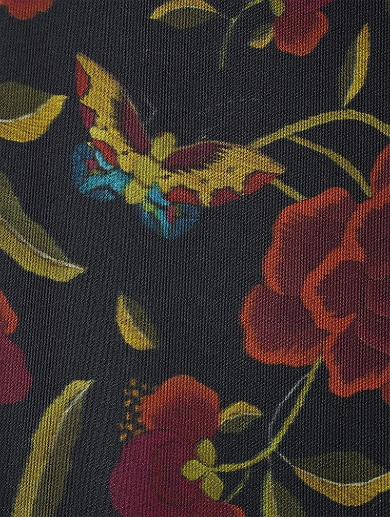 Silk Tunic Floral Print