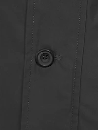 Sloped Shoulder Oversized Raincoat