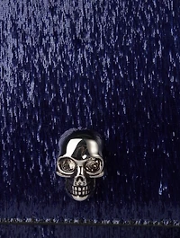 Small Skull Tinsel Bag