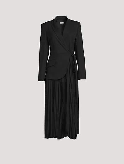 Ambretta Pleated Blazer Dress