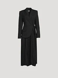 Ambretta Pleated Blazer Dress