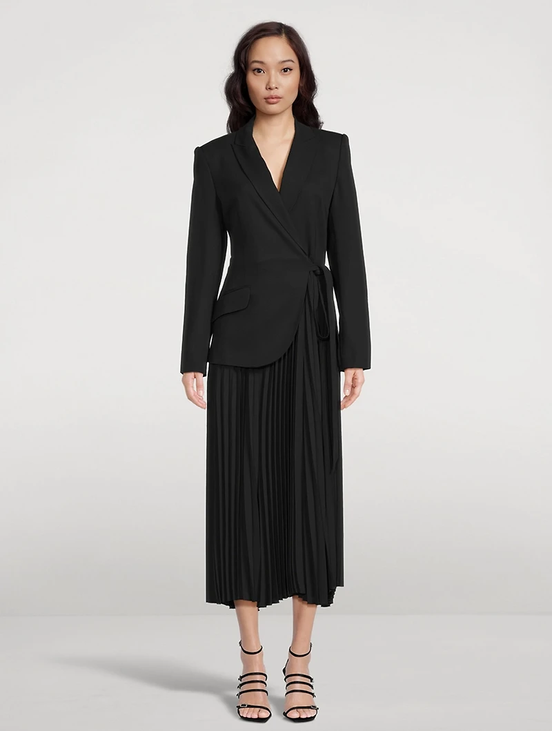 Ambretta Pleated Blazer Dress