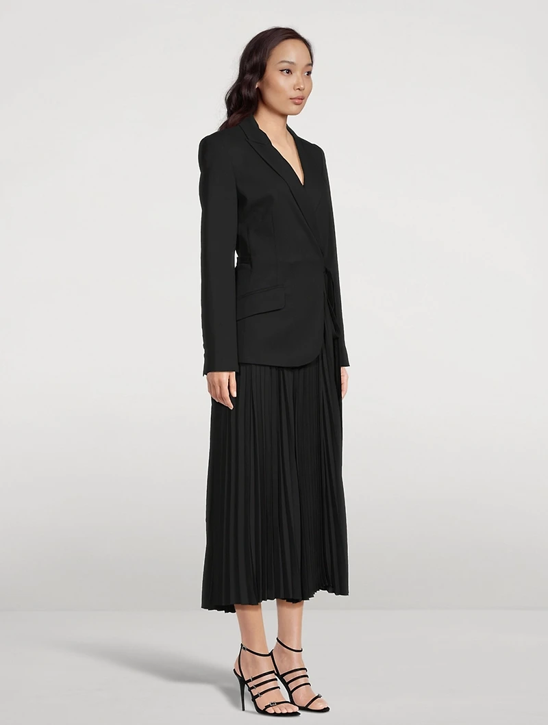 Ambretta Pleated Blazer Dress