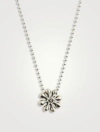 Sterling Silver Orbit Pendant Necklace