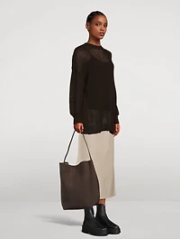 Large Park Leather Tote Bag