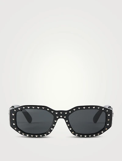 Medusa Biggie Sunglasses With Studs