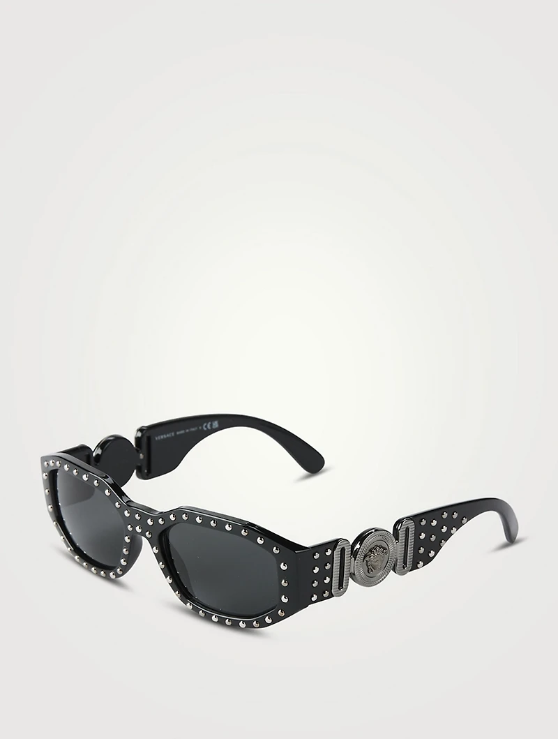 Medusa Biggie Sunglasses With Studs