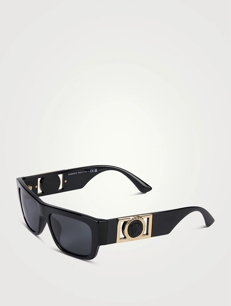 Medusa Biggie Rectangular Sunglasses