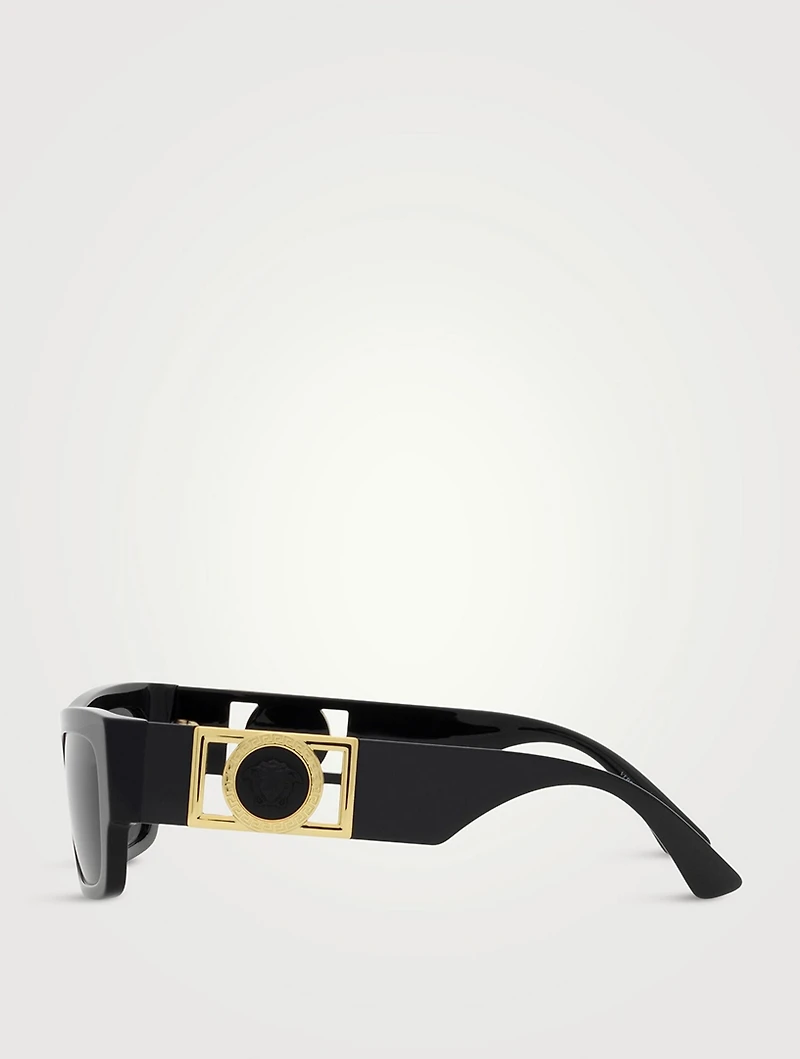 Medusa Biggie Rectangular Sunglasses