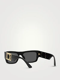 Medusa Biggie Rectangular Sunglasses
