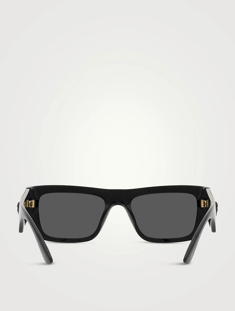 Medusa Biggie Rectangular Sunglasses