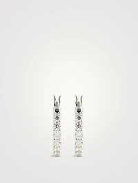 Mini Vittore Hoop Earrings With Crystals