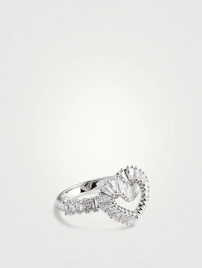 Matrix Crystal Heart Ring