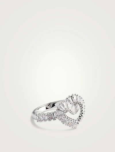 Matrix Crystal Heart Ring