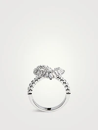Matrix Crystal Heart Ring