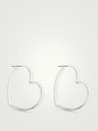 Matrix Crystal Hoop Earrings