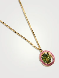 Chroma Crystal Pendant Necklace